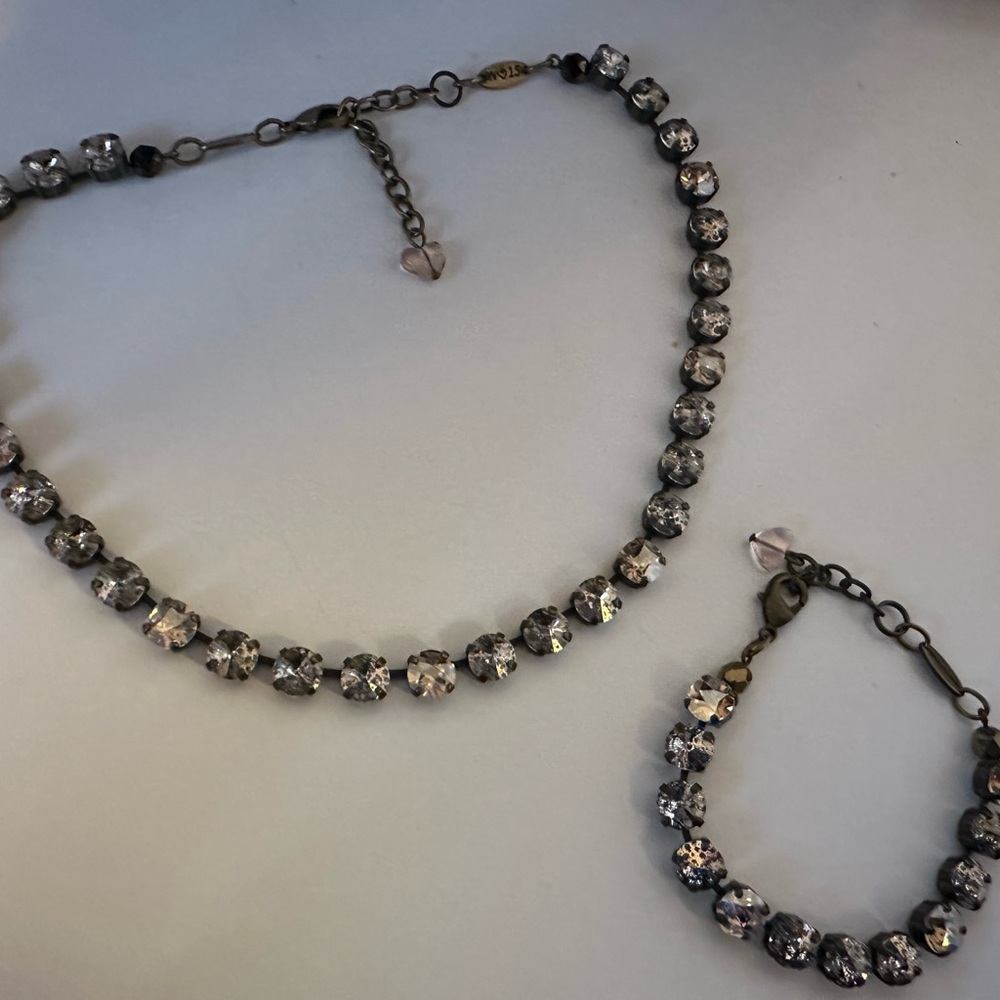 Sabika choker & bracelet set from the Winter 2015 Girl Liberty collection.